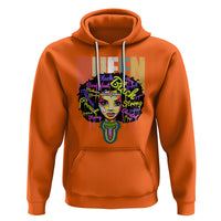 Black Queen Hoodie Proud Melanin Strong Educated Retro Vintage - Wonder Print Shop