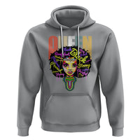 Black Queen Hoodie Proud Melanin Strong Educated Retro Vintage - Wonder Print Shop