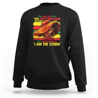 Proud Black African American Ladies Black History Month Sweatshirt - Wonder Print Shop