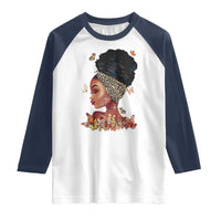 Black Girl Magic Raglan Shirt Afro Melanin Queen African American Women