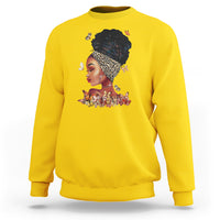 Black Girl Magic Afro Melanin Queen African American Women Sweatshirt - Wonder Print Shop