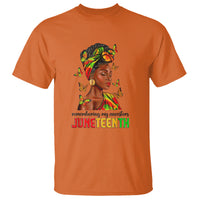 Remembering My Ancestors Juneteenth Celebrate Black Women T Shirt - Wonder Print Shop