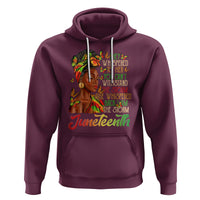 Juneteenth Hoodie I am The Storm Black Women Black History Month - Wonder Print Shop