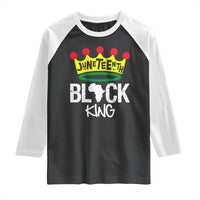 Juneteenth Black King Raglan Shirt 1865 African Pride Black Power