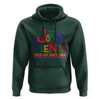 Free Ish Hoodie Juneteenth Celebration Since 1865 Retro - Wonder Print Shop