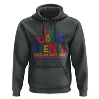 Free Ish Hoodie Juneteenth Celebration Since 1865 Retro - Wonder Print Shop