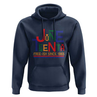 Free Ish Hoodie Juneteenth Celebration Since 1865 Retro - Wonder Print Shop