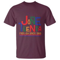 Free Ish T Shirt Juneteenth Celebration Since 1865 Retro - Wonder Print Shop