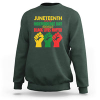 Juneteenth Is My Independence Day Sweatshirt Because BLM - Wonder Print Shop