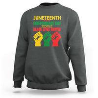 Juneteenth Is My Independence Day Sweatshirt Because BLM - Wonder Print Shop