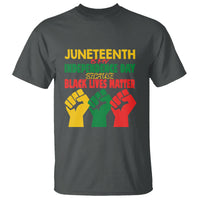 Juneteenth Is My Independence Day T Shirt Because BLM - Wonder Print Shop