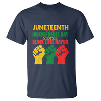 Juneteenth Is My Independence Day T Shirt Because BLM - Wonder Print Shop