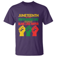 Juneteenth Is My Independence Day T Shirt Because BLM - Wonder Print Shop
