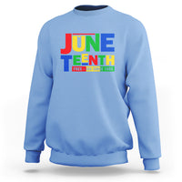 Juneteenth Free Ish Since 1865 Sweatshirt - Wonder Print Shop