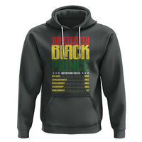 Juneteenth Black Prince Nutrition Facts Hoodie - Wonder Print Shop