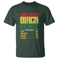 Juneteenth Black Prince Nutrition Facts T Shirt - Wonder Print Shop