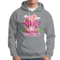 Howdy Valentine Retro Groovy Cartoon Lovely Heart Hoodie - Wonder Print Shop