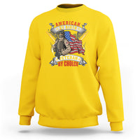 Veterans Day Sweatshirt American By Birth Veteran By Choice - Wonder Print Shop
