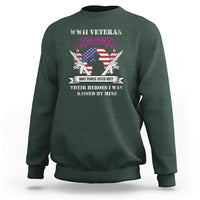 WWII Veteran Daughter Sweatshirt Most People Never Meet Their Heroes - Wonder Print Shop
