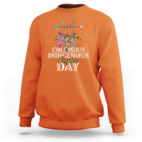 Columbus Day Sweatshirt Indigenous Happy People's Day - Wonder Print Shop