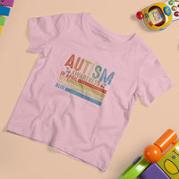Autism Awareness Month T Shirt For Kid In April We Wear Blue Retro Vintage Puzzle Piece - Wonder Print Shop