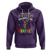 Society Says I Austism Hoodie God Say I Am Perfect Boy Kid - Wonder Print Shop