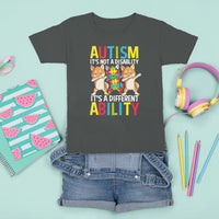 Dog Autism Awareness T Shirt For Kid It's Not A Disablity It's A Different Ability - Wonder Print Shop
