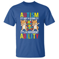 Dog Autism Awareness T Shirt It's Not A Disablity It's A Different Ability - Wonder Print Shop
