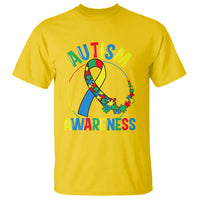 Autism Awareness T Shirt Spectrum Ribbon - Wonder Print Shop
