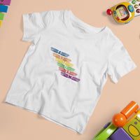Embrace Autism T Shirt For Kid Love Support Spectrum Typography - Wonder Print Shop
