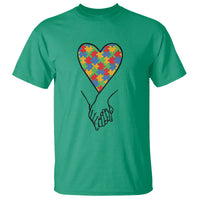 Heart Autism Awareness T Shirt Spectrum Puzzle Piece Together Love Support - Wonder Print Shop