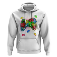 Autism Awareness Gamer Hoodie Video Game Control Puzzle Piece - Wonder Print Shop