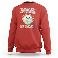 Autism Acceptance Sweatshirt Everyone Communicates Differently Embrace Autism Be Kind - Wonder Print Shop