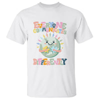 Autism Acceptance T Shirt Everyone Communicates Differently Embrace Autism Be Kind - Wonder Print Shop