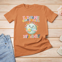 Autism Acceptance T Shirt For Women Everyone Communicates Differently Embrace Autism Be Kind - Wonder Print Shop