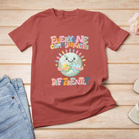 Autism Acceptance T Shirt For Women Everyone Communicates Differently Embrace Autism Be Kind - Wonder Print Shop