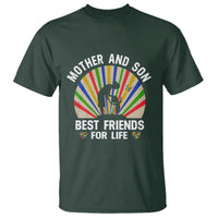 Autism Mom T Shirt Mother And Son Best Friends For Life Retro - Wonder Print Shop
