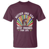 Autism Mom T Shirt Mother And Son Best Friends For Life Retro - Wonder Print Shop