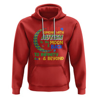 Embrace Autism Hoodie I Love Some With Autism To The Moon And Back To Infinity And Beyond Puzzle - Wonder Print Shop
