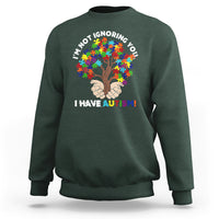 I'm Not Ignoring You I Have Autism Sweatshirt Puzzle Tree - Wonder Print Shop