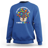 I'm Not Ignoring You I Have Autism Sweatshirt Puzzle Tree - Wonder Print Shop