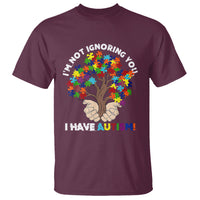 I'm Not Ignoring You I Have Autism T Shirt Puzzle Tree - Wonder Print Shop