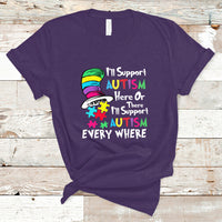 Autism Awarenes T Shirt I'll Support Autism Every Where - Wonder Print Shop