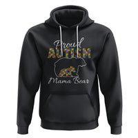 Proud Autism Mom Hoodie Mama Bear - Wonder Print Shop