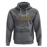 Proud Autism Mom Hoodie Mama Bear - Wonder Print Shop