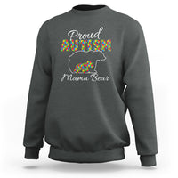 Proud Autism Mom Sweatshirt Mama Bear - Wonder Print Shop