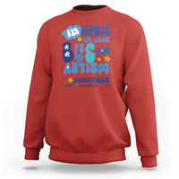 Autism Awareness Sweatshirt In April We Wear Blue Accept Understand Love - Wonder Print Shop