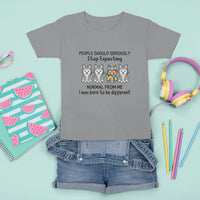 Cute Dog Autism T Shirt For Kid People Should Seriously Stop Expecting I Was Born To Be Different - Wonder Print Shop