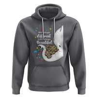 Elephant Autism Hoodie What Makes You Different Is What Makes You Beautiful Puzzle Pieces - Wonder Print Shop