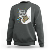 Elephant Autism Sweatshirt What Makes You Different Is What Makes You Beautiful Puzzle Pieces - Wonder Print Shop